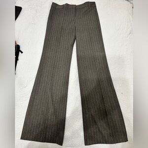 BCBGMaxAzria Gray and Cream Trousers